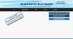 Desktop Screenshot of grandhavenboatrental.com